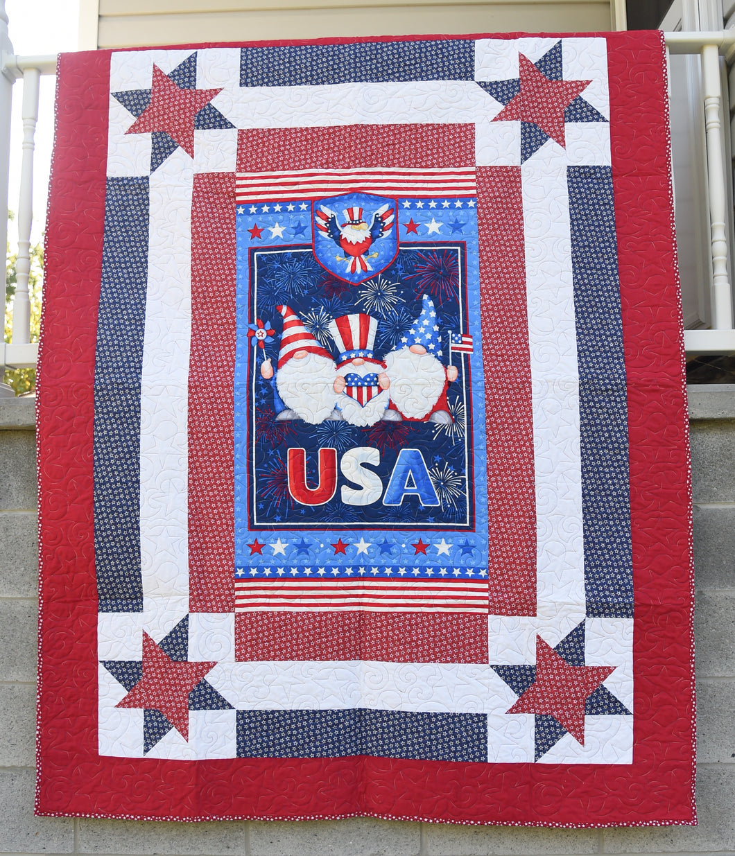 Throw quilt