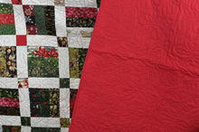 Load image into Gallery viewer, Christmas throw quilt