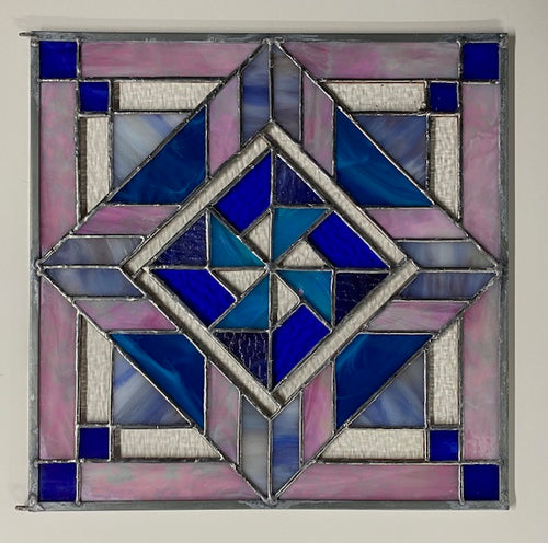 Stained glass panel