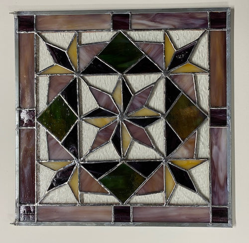 Stained glass panel