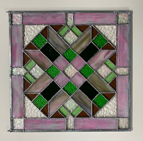 Stained glass panel