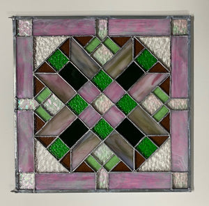 Stained glass panel