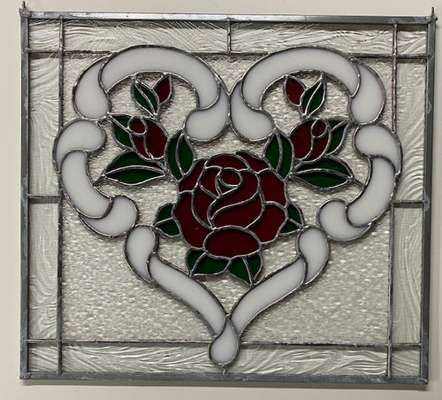 Stained glass panel