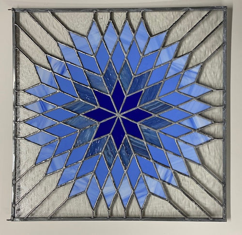 Stained glass panel