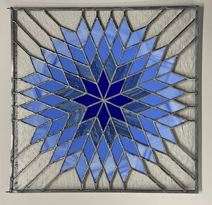 Stained glass panel