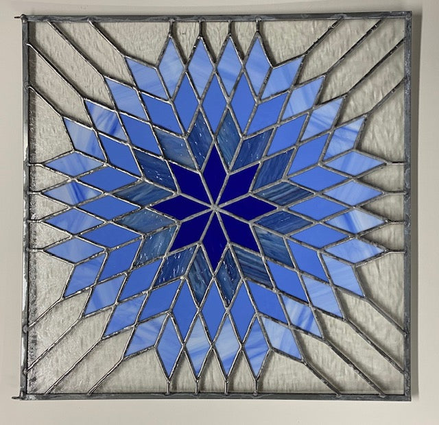 Stained glass panel