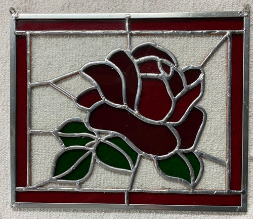 Stained glass panel