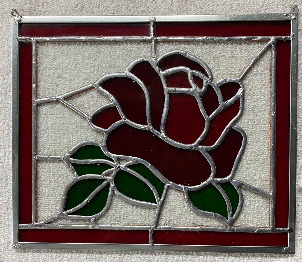 Stained glass panel