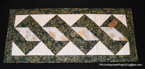 Holiday table runner
