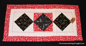 Holiday table runner