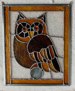 Stained glass panel