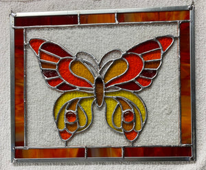 Stained glass panel