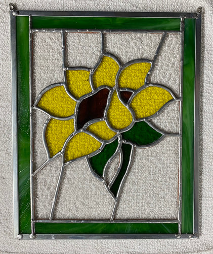 Stained glass panel