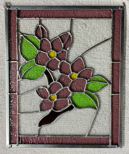 Stained glass panel