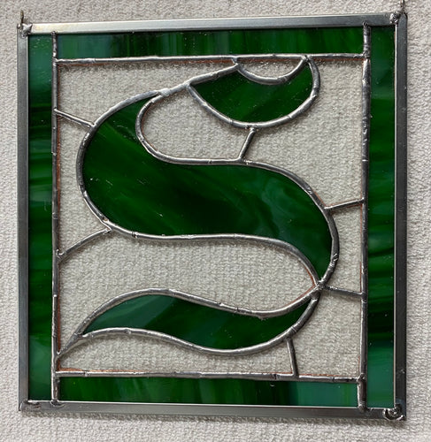 Stained glass panel