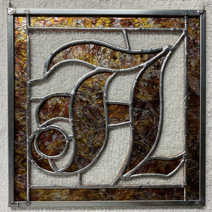 Stained glass panel